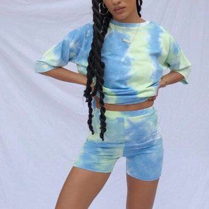 Sabo Skirt Tie Dye Set *Shirt and Bike Shorts*